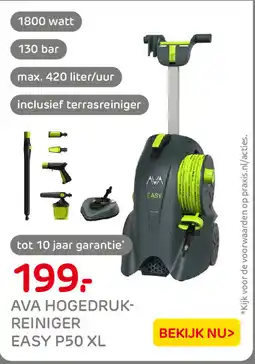 Praxis Ava Hogedrukreiniger Easy P50 XL aanbieding