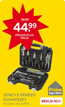 Praxis Sencys Gereedschapsset aanbieding