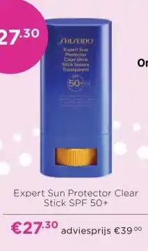 ICI Paris XL SHISEIDO Expert Sun Protector Clear aanbieding
