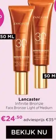 ICI Paris XL Lancaster Infinite Bronze aanbieding