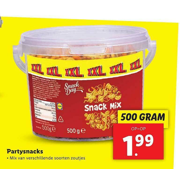 Snack Day Partysnacks aanbieding bij Lidl