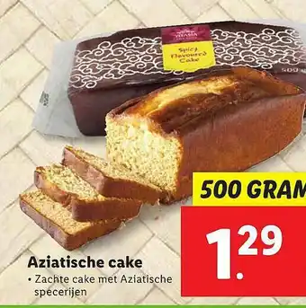 Lidl Aziatische Cake aanbieding