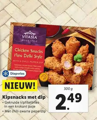 Lidl Chicken Snacks New Delhi Style Kipsnacks Met Dip aanbieding