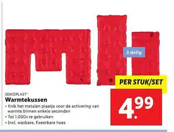 Lidl Sensiplast Warmtekussen aanbieding