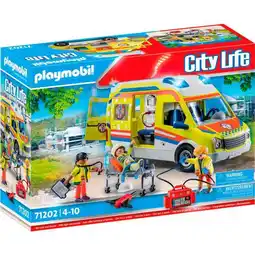 Bol.com PLAYMOBIL City Life Ambulance met licht en geluid - 71202 aanbieding