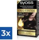 Bol.com Syoss Oleo Intense - Haarverf - 4-86 - Fluweel Bruin - 115ml x 3 aanbieding