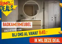 Sani-Dump Badkamermeubel aanbieding