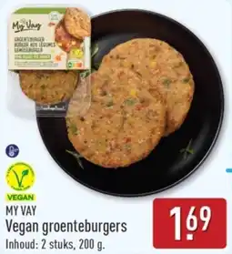 ALDI My vay Vegan groenteburgers aanbieding