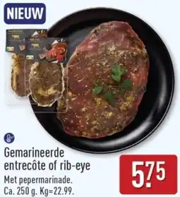 ALDI Gemarineerde entrecôte of rib-eye aanbieding
