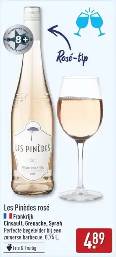 ALDI Les Pinèdes rosé aanbieding