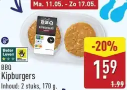 ALDI BBQ Kipburgers aanbieding