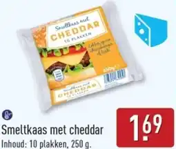 ALDI Smeltkaas met cheddar aanbieding