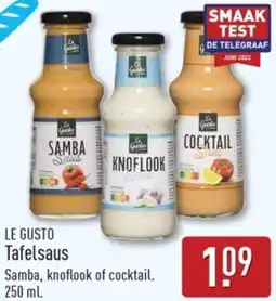 ALDI Le Gusto Tafelsaus aanbieding