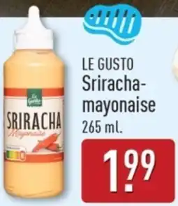 ALDI Le gusto Sriracha mayonaise aanbieding