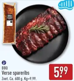 ALDI BBQ Verse spareribs aanbieding