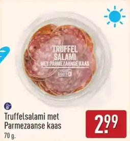 ALDI Truffelsalami met Parmezaanse kaas aanbieding