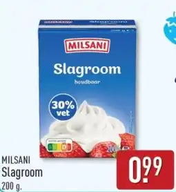 ALDI Milsani Slagroom aanbieding