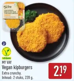 ALDI My Vay Vegan kipburgers aanbieding