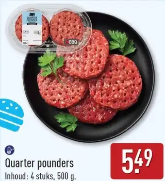 ALDI Quarter pounders aanbieding