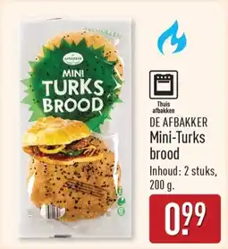 ALDI De afbakker Mini-Turks brood aanbieding