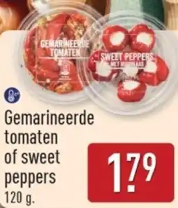 ALDI Gemarineerde tomaten of sweet peppers aanbieding