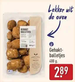 ALDI Gehaktballetjes aanbieding