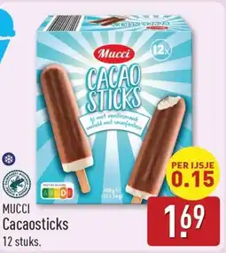 ALDI Mucci Cacaosticks aanbieding