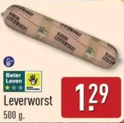 ALDI Leverworst aanbieding