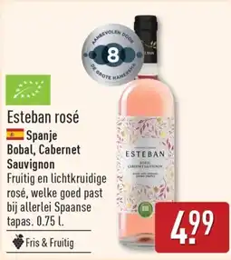 ALDI Esteban rosé aanbieding