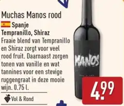 ALDI Muchas Manos rood aanbieding
