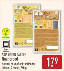 ALDI Asia green garden Naanbrood aanbieding