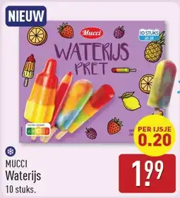 ALDI Mucci Waterijs aanbieding