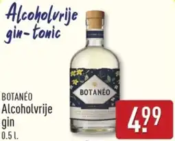 ALDI Botanéo Alcoholvrije gin aanbieding