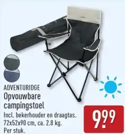 ALDI Adventuridge Opvouwbare campingstoel aanbieding
