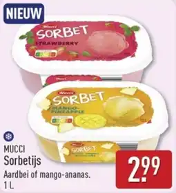 ALDI Mucci Sorbetijs aanbieding