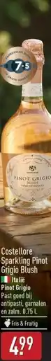 ALDI Costellore Sparkling Pinot Grigio Blush aanbieding