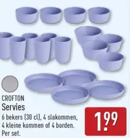 ALDI Crofton Servies aanbieding