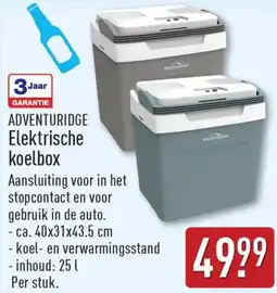ALDI Adventuridge Elektrische koelbox aanbieding