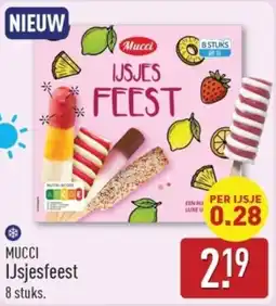 ALDI Mucci Isjesfeest aanbieding