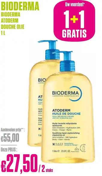 Bioderma atoderm douche olie