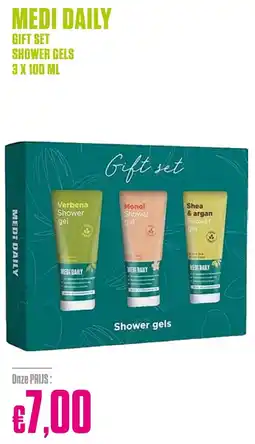 Medi Market Medi daily gift set shower gels aanbieding