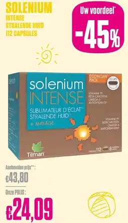 Medi Market Solenium intense stralende huid aanbieding