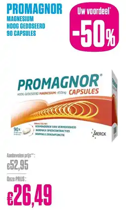 Medi Market Promagnor magnesium hoog gedoseerd aanbieding