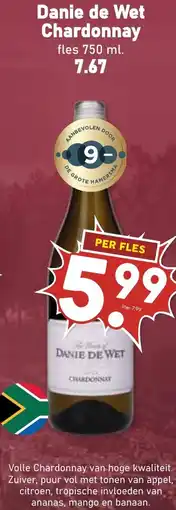 De Boerenschuur Danie de Wet Chardonnay aanbieding