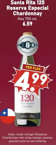 De Boerenschuur Santa Rita 120 Reserva Especial Chardonnay aanbieding