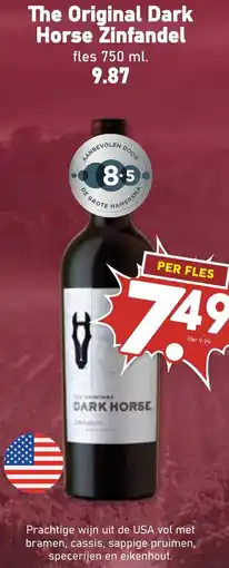 De Boerenschuur The Original Dark Horse Zinfandel aanbieding