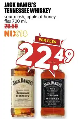 De Boerenschuur Jack daniel's tennessee whiskey aanbieding