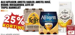De Boerenschuur Alle affligem, amstel radler, amstel rosé, brand, hoegaarden, leffe of tripel karmeliet aanbieding