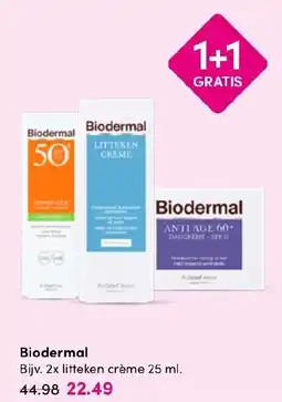Drogisterij Visser Biodermal aanbieding