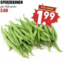De Boerenschuur Sperziebonen aanbieding